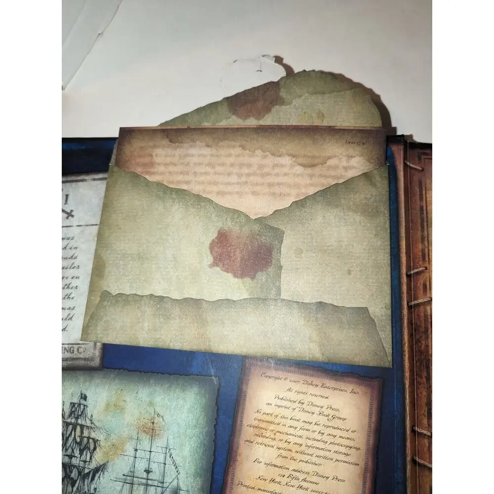 2 Disney Pirates of the Caribbean Books The Secret Files Movie Storybook